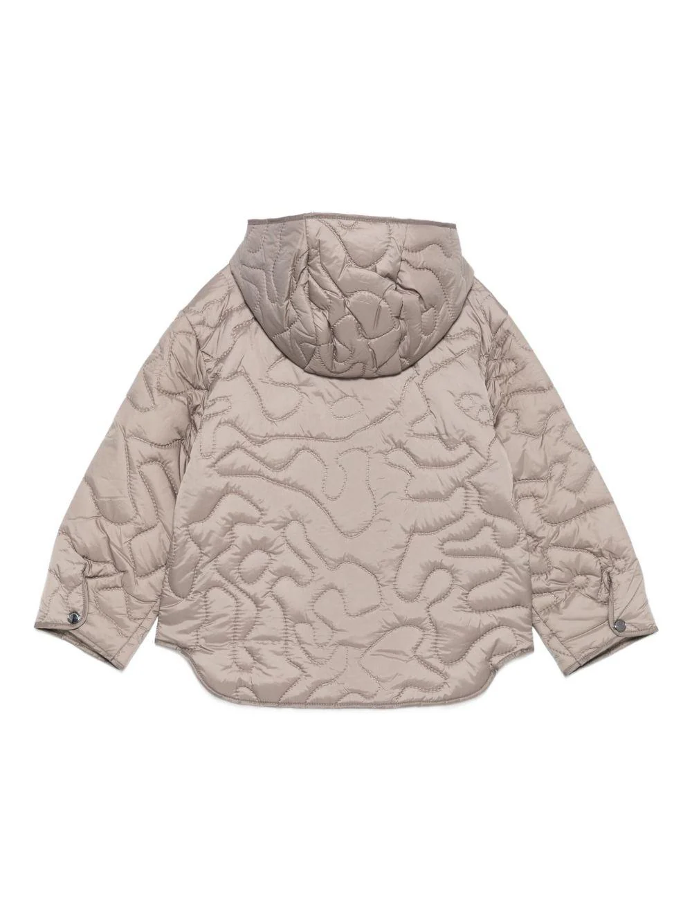 Giubbino per bambino Emporio Armani Kids beige con tasca applicata - Image 2
