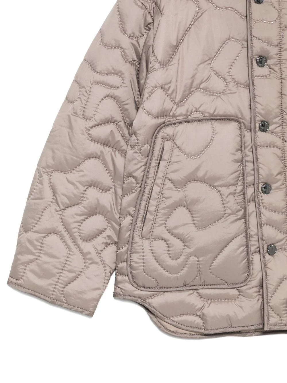 Giubbino per bambino Emporio Armani Kids beige con tasca applicata - Image 3