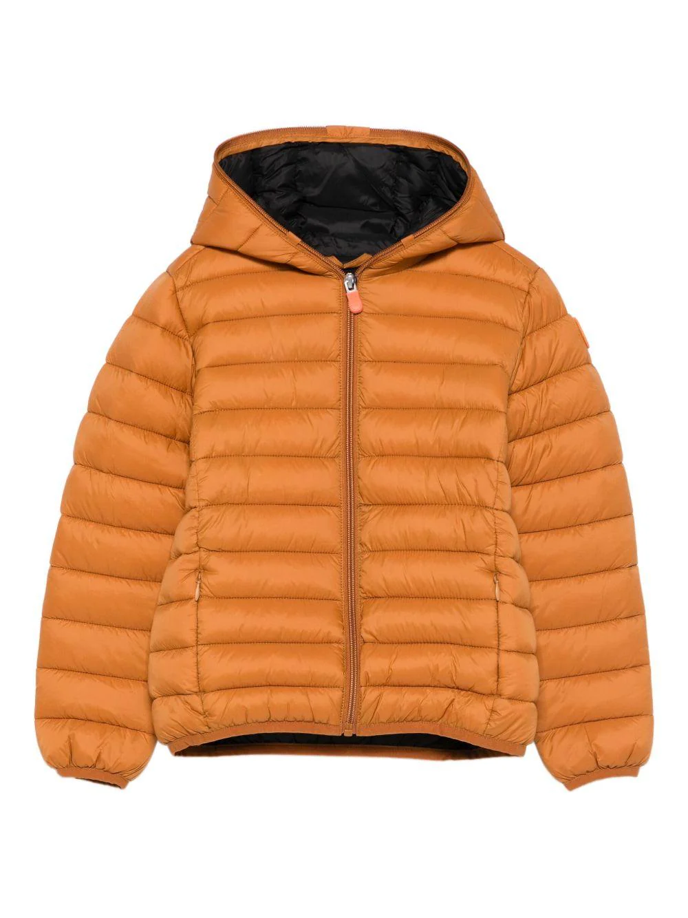 Giubbino per bambino Save The Duck Kids arancione con design trapuntato
