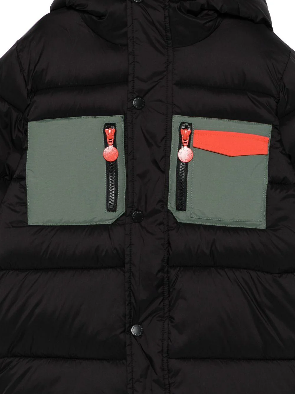 Giubbino per bambino Stella McCartney Kids nero con design trapuntato - Image 3
