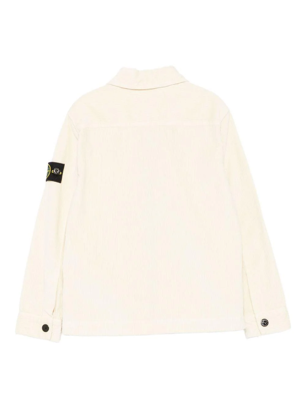 Giubbino per bambino Stone Island Junior bianco con cerniera - Image 2