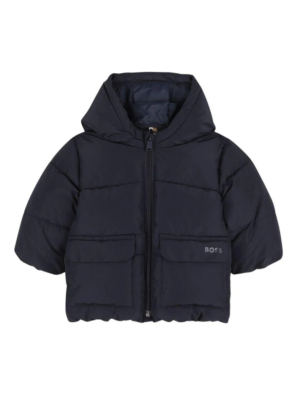 Giubbino per neonato Boss Kids blu con design imbottito