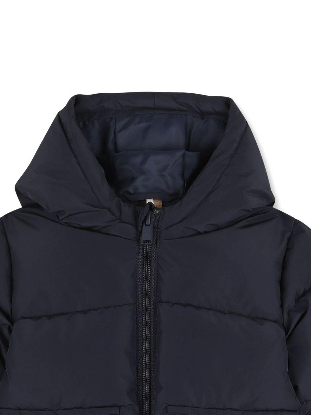 Giubbino per neonato Boss Kids blu con design imbottito - Image 3