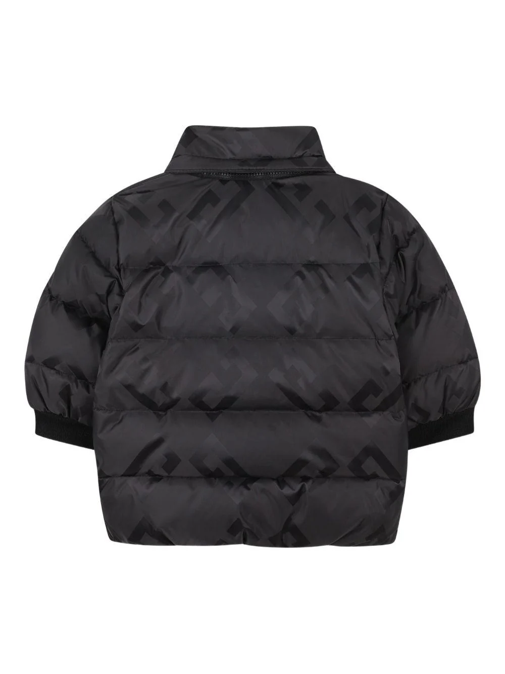 Giubbino per neonato Givenchy Kids nero con stampa con logo - Image 2