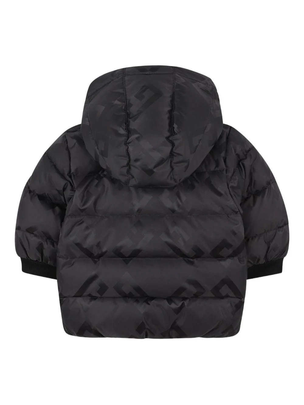 Giubbino per neonato Givenchy Kids nero con stampa con logo - Image 4