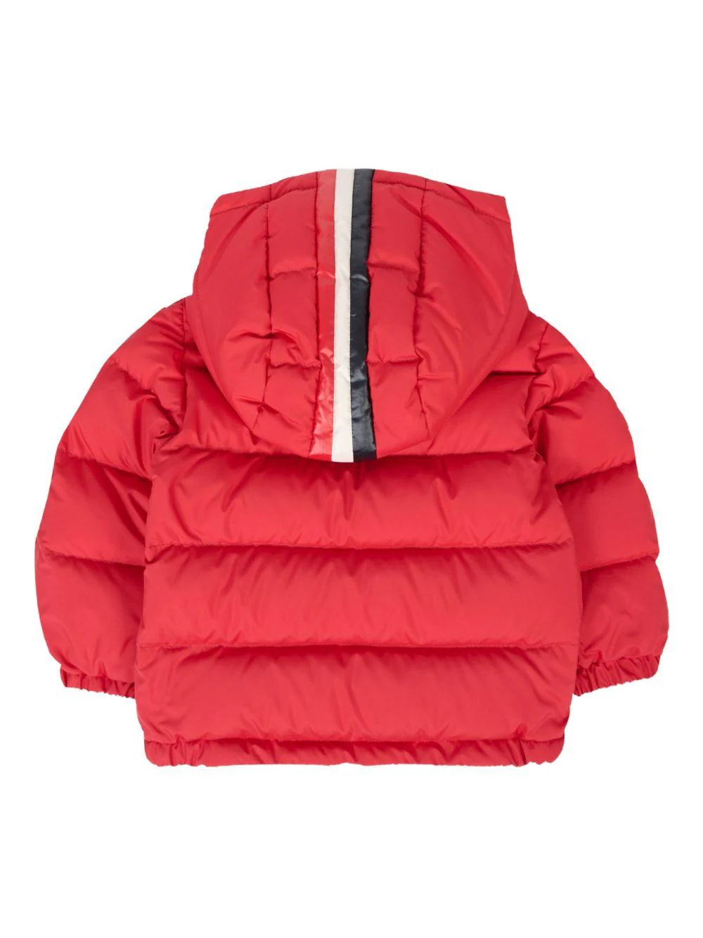 Giubbino per neonato Moncler Enfant rosso con design trapuntato - Image 2