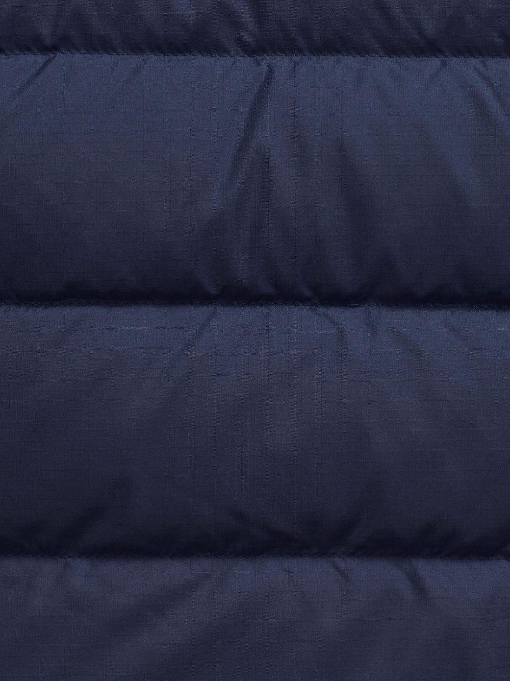 Giubbino per neonato Polo Ralph Lauren Kids blu con cappuccio - Image 2