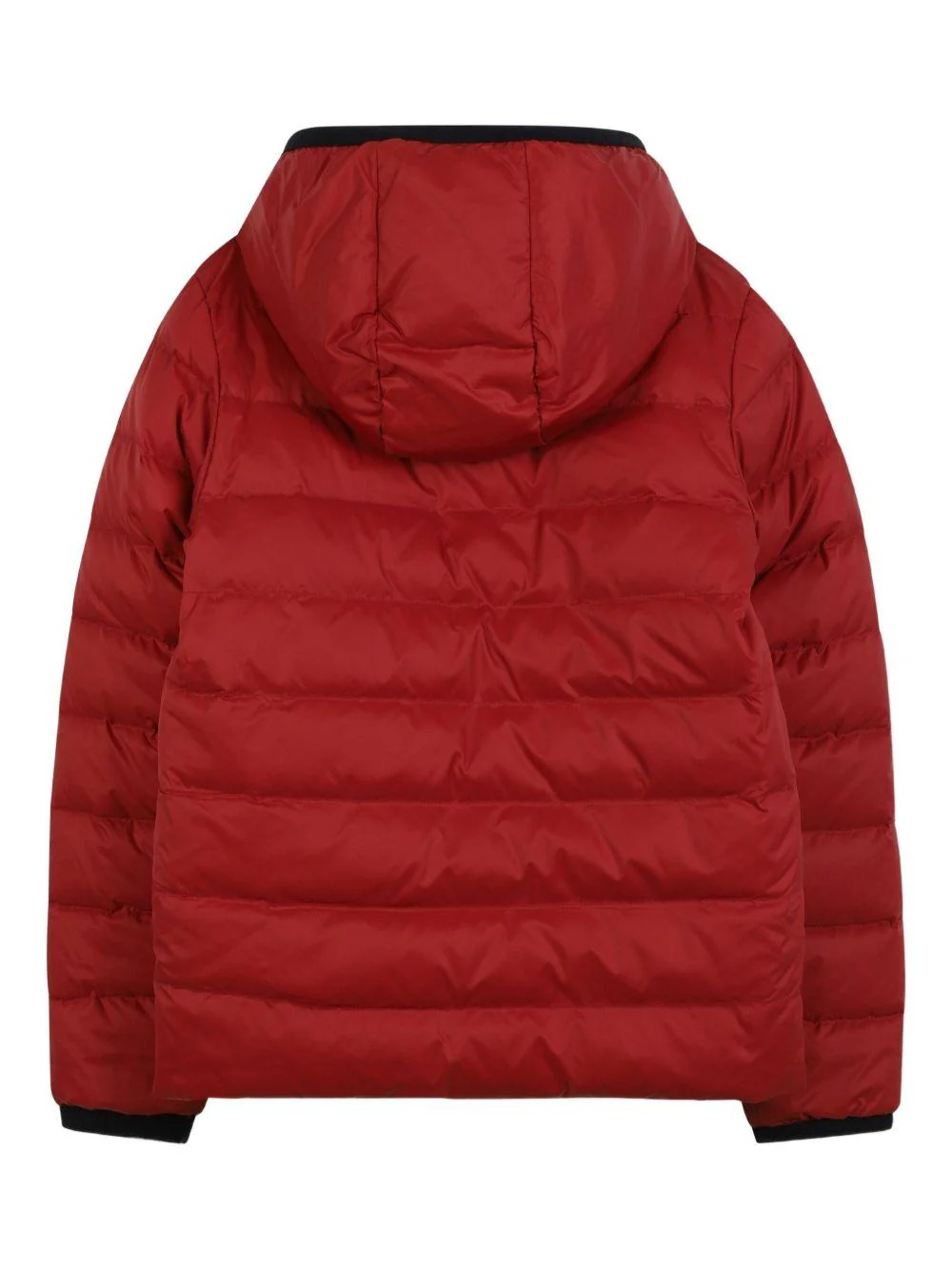 Giubbino reversibile per bambino Boss Kids rosso con dettaglio logo - Image 4