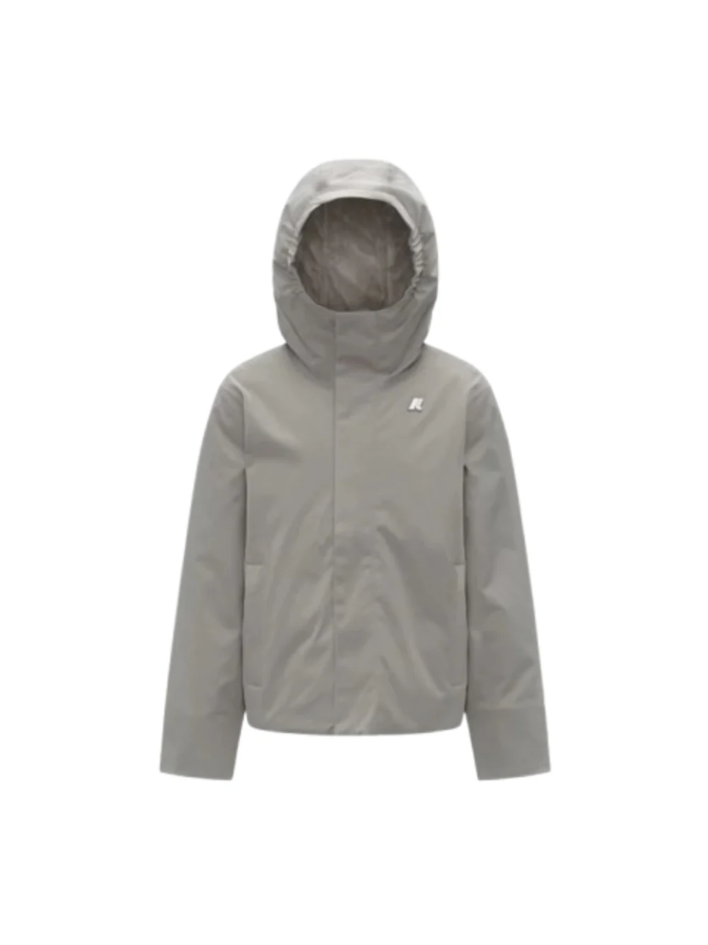 Giubbotto P. Jacko Twill Marmotta per bambino K-Way Kids grigio con imbottitura leggera