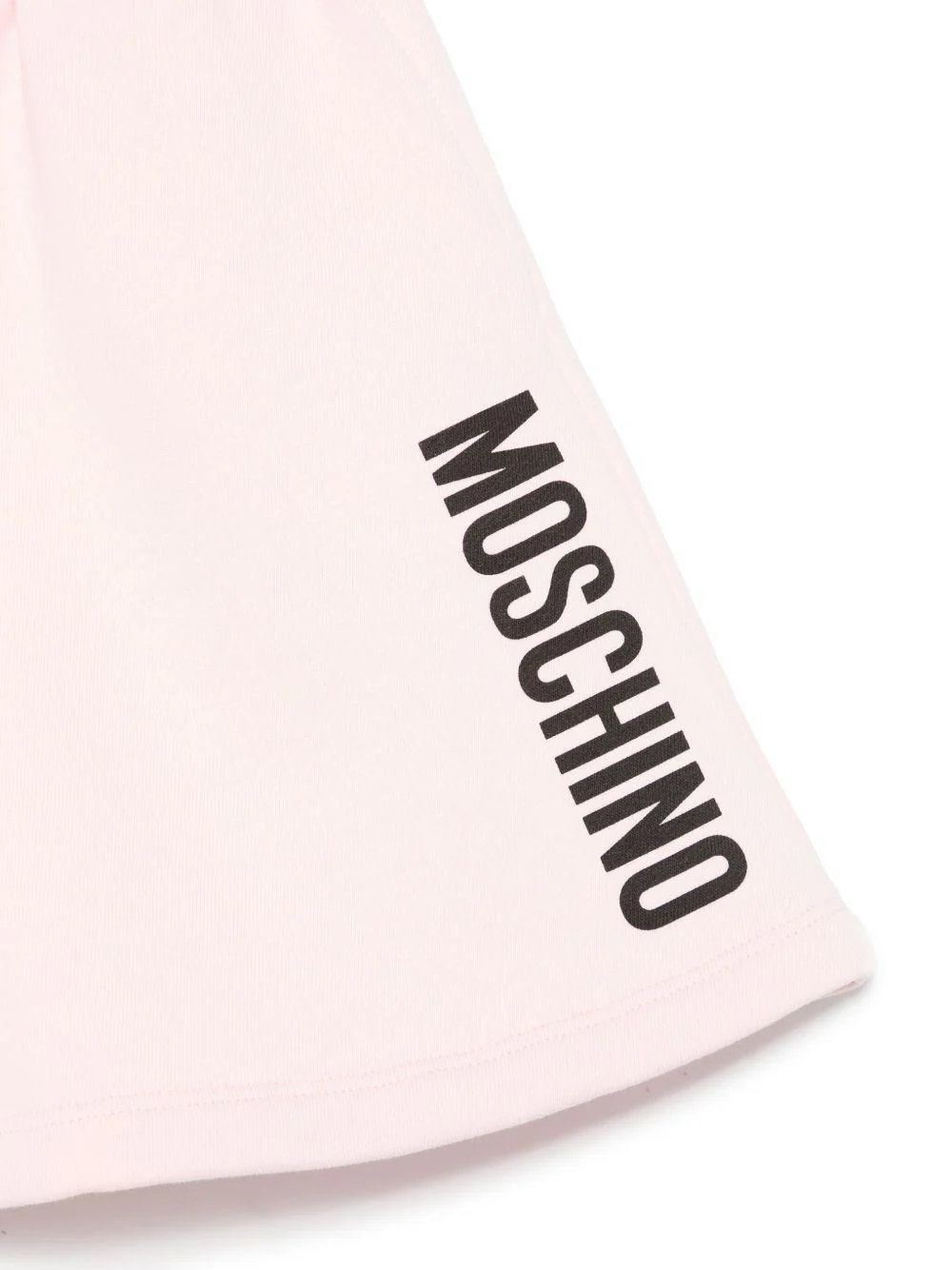 Gonna con logo per bambina Moschino Kids rosa con due tasche laterali - Image 2