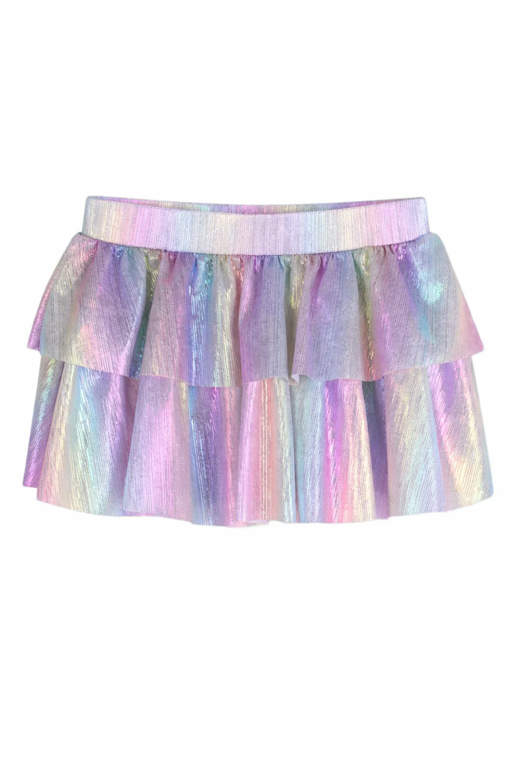 Gonna per bambina Billieblush viola con design iridescente