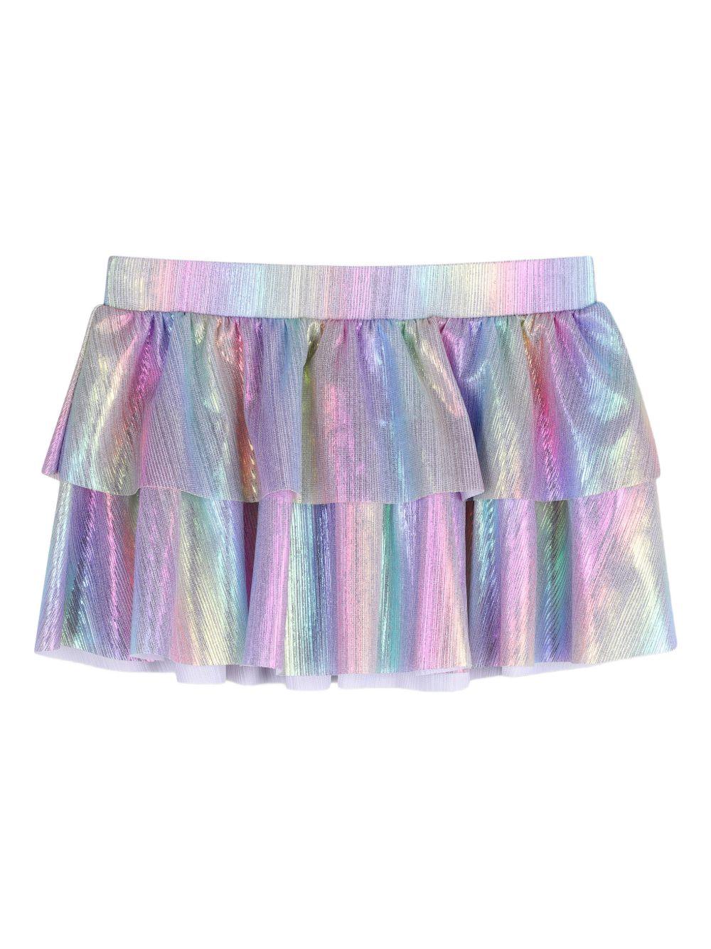Gonna per bambina Billieblush viola con design iridescente - Image 2