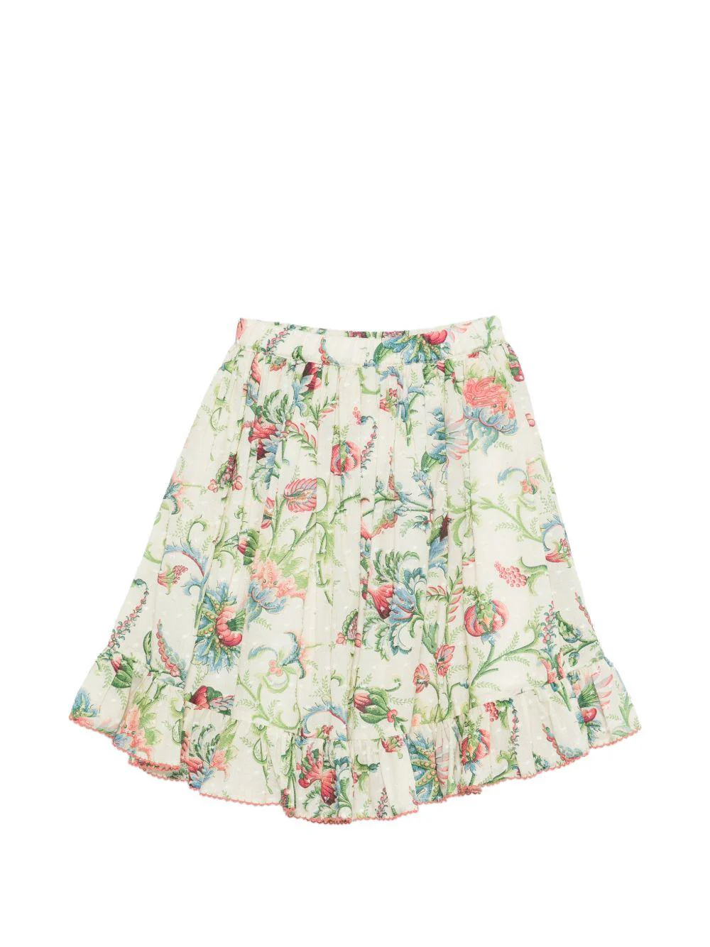 Gonna per bambina Etro Kids beige con stampa floreale - Image 2