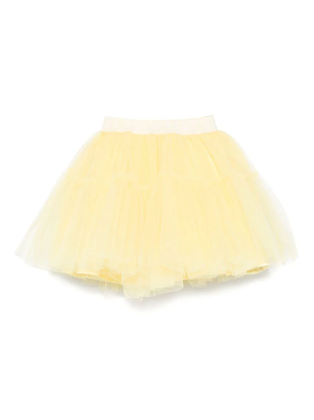 Gonna per bambina Monnalisa giallo in tulle