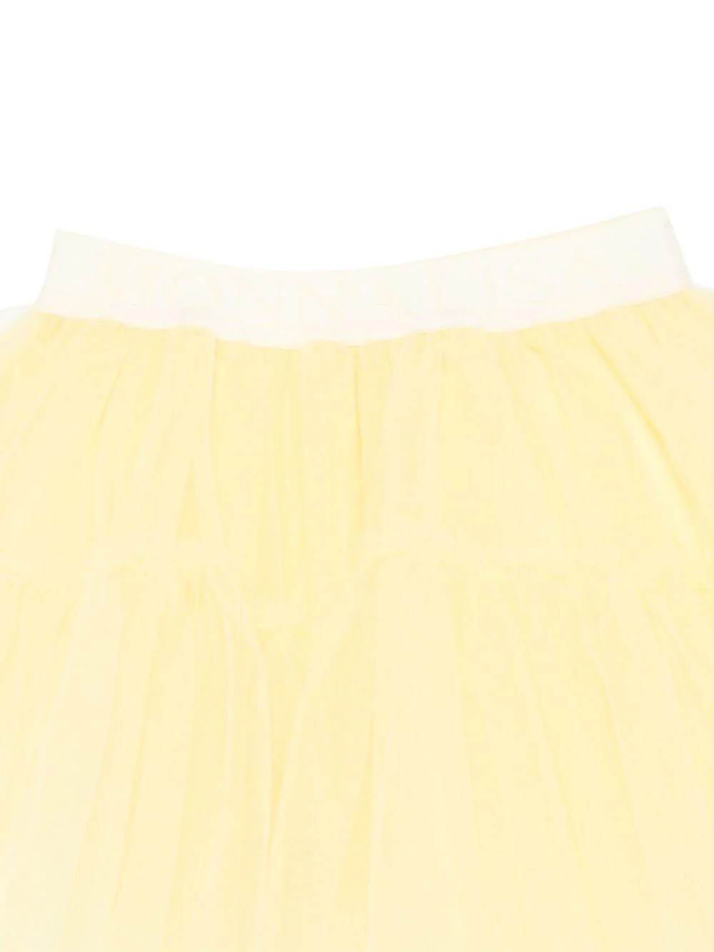 Gonna per bambina Monnalisa giallo in tulle - Image 2