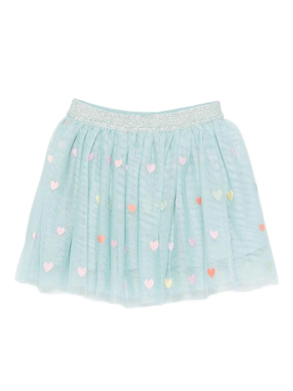 Gonna per bambina Stella McCartney Kids azzurro con decorazione