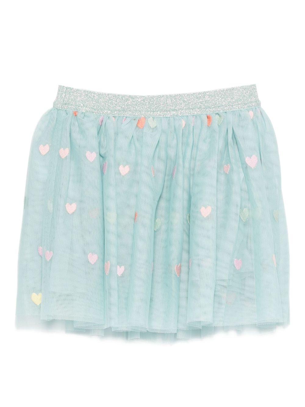 Gonna per bambina Stella McCartney Kids azzurro con decorazione - Image 3