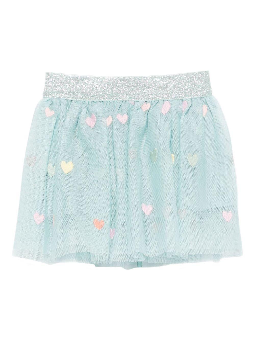 Gonna per neonata Stella McCartney Kids azzurro con decorazione