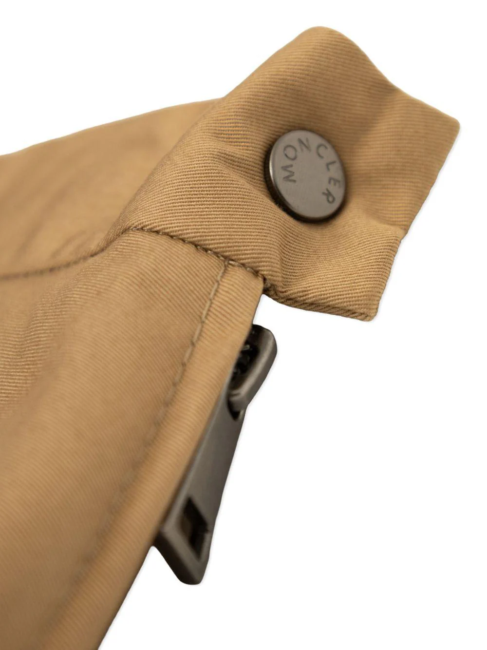 Gonna plissettata per bambina Moncler Enfant beige con chiusura laterale con zip - Image 2