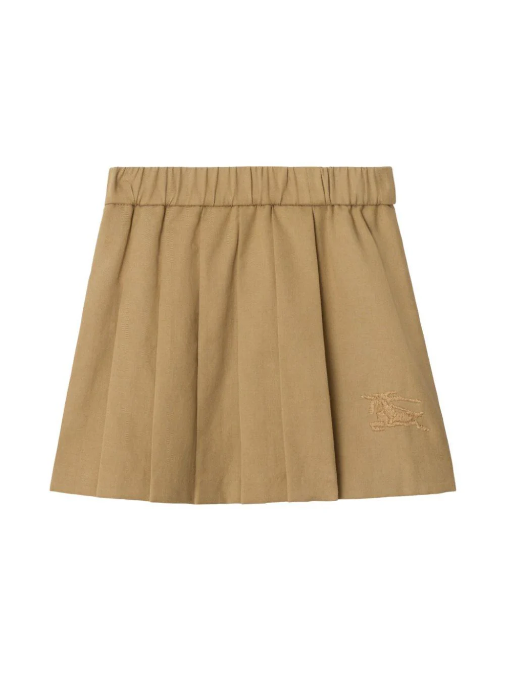 Gonna plissettata per neonata Burberry Kids beige con motivo ricamato