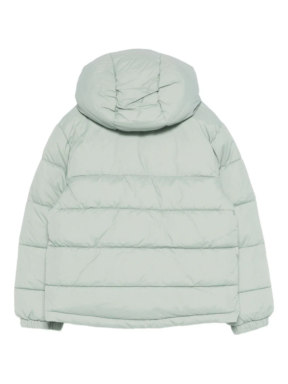 Impermeabile per bambino Hugo Kids verde con cappuccio e logo - Image 2