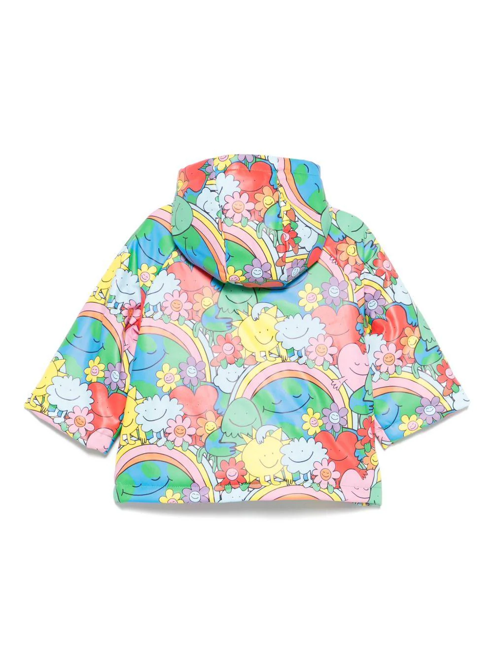 Impermeabile per neonata Stella McCartney Kids multicolore con stampa grafica - Image 2