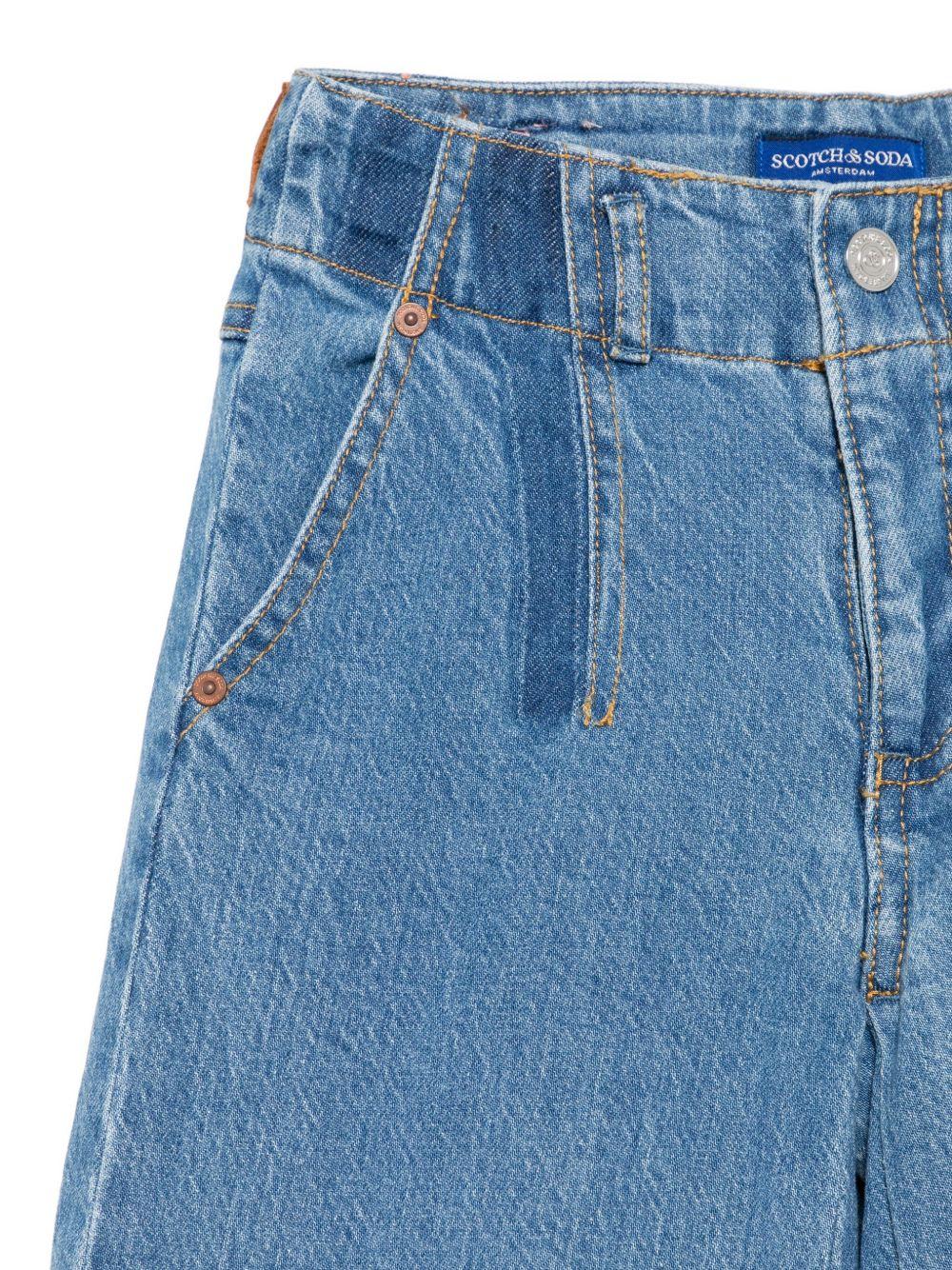 Jeans per bambina Scotch & Soda Kids denim con tasche posteriori applicate - Image 2