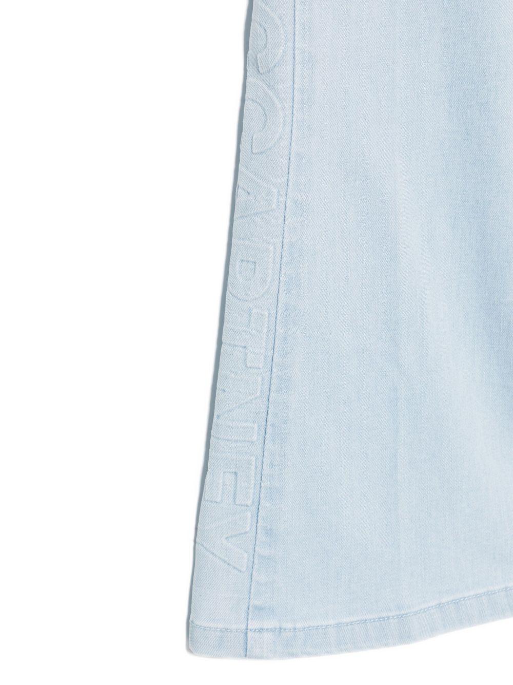 Jeans per bambina Stella McCartney Kids in denim con gamba a zampa - Image 2