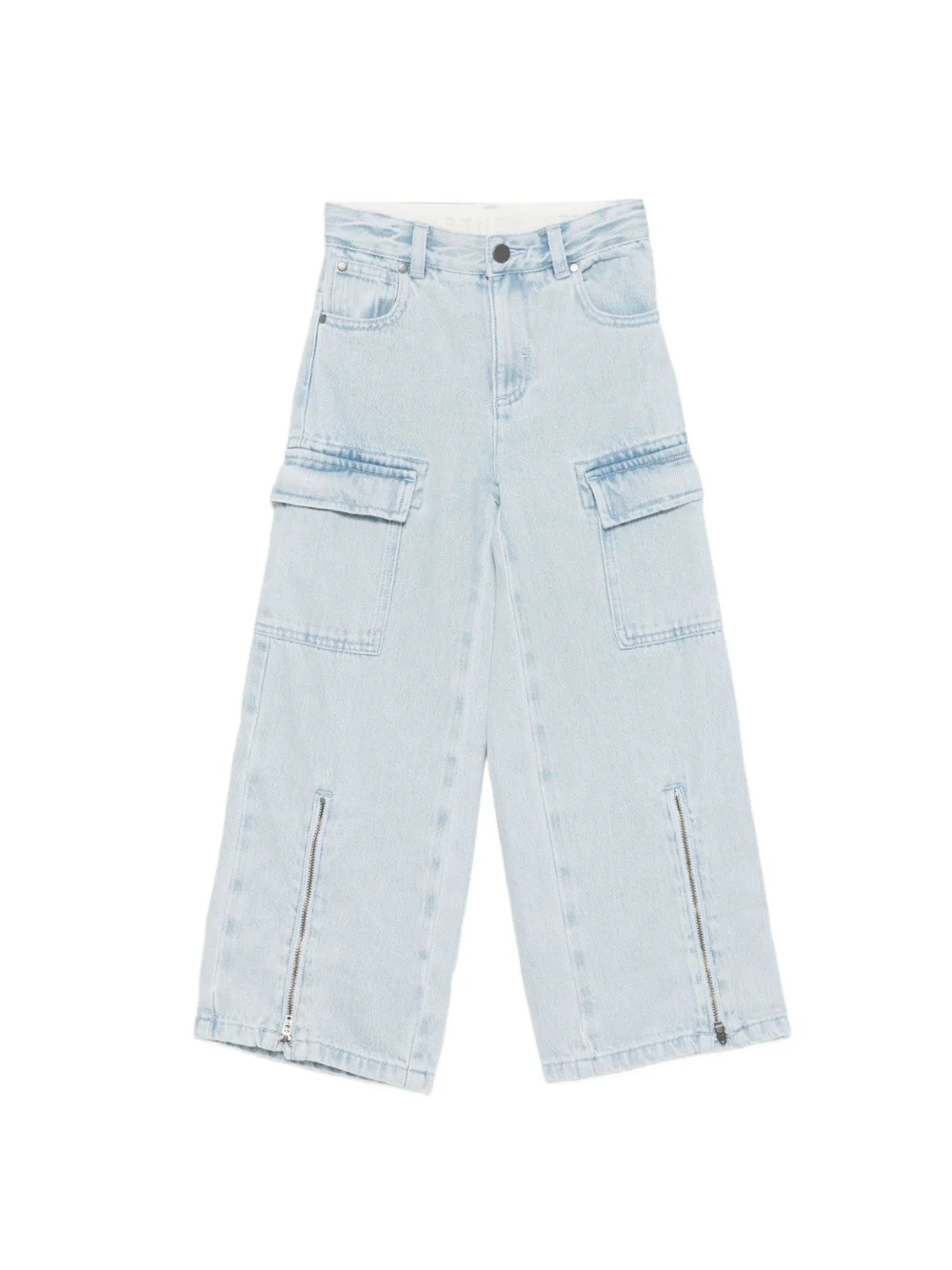 Jeans per bambina Stella McCartney Kids in denim con tasche cargo