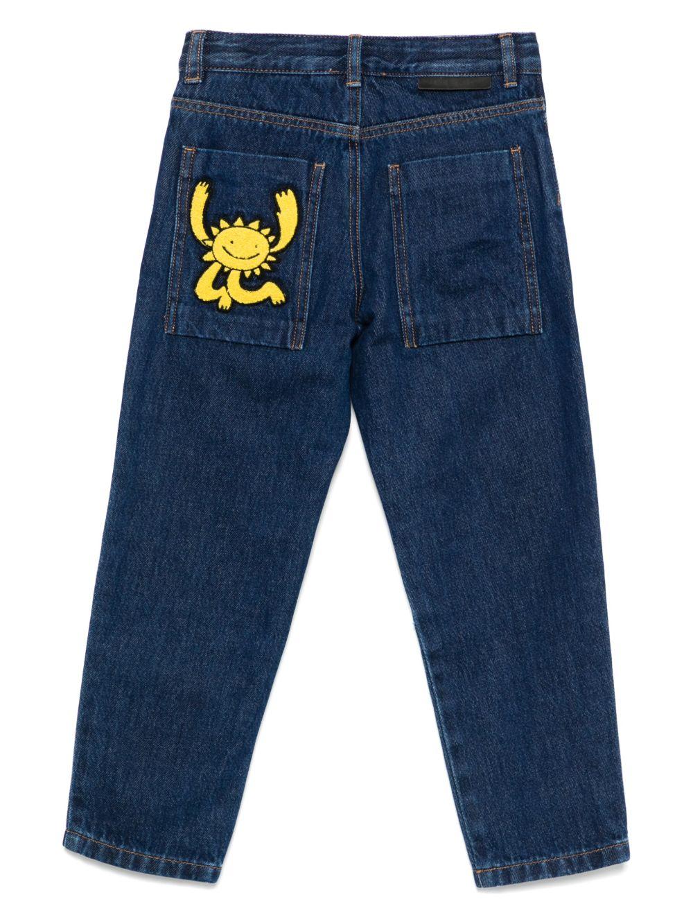 Jeans per bambino Stella McCartney Kids Earth Friends in denim - Image 2