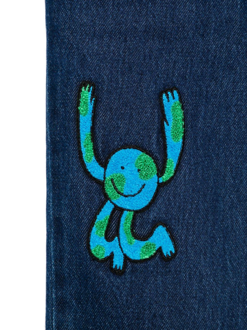 Jeans per bambino Stella McCartney Kids Earth Friends in denim - Image 3