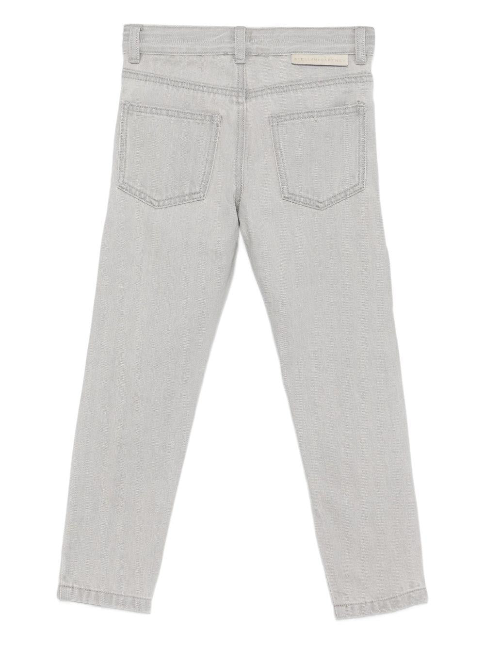 Jeans per bambino Stella McCartney Kids grigio con stampa scoiattolo - Image 3