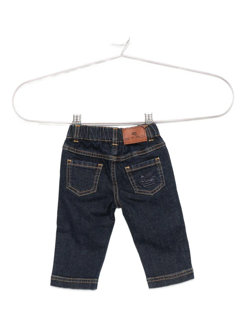 Jeans per neonato ETRO KIDS blu con elastico in vita - Image 2