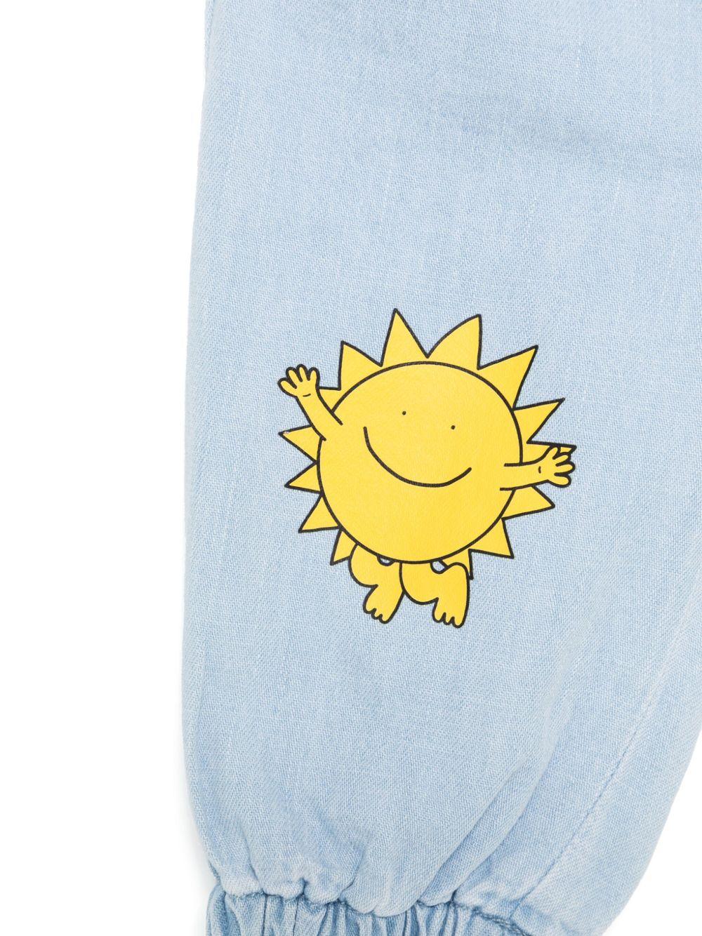 Jeans per neonato Stella McCartney Kids Earth Friends azzurro - Image 3