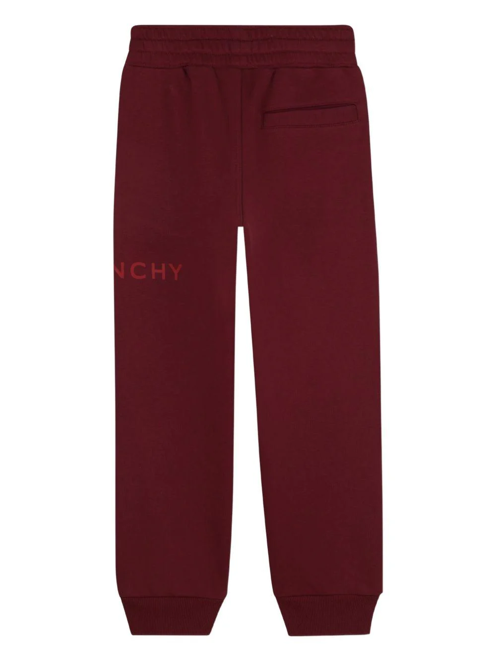 Joggers per bambino Givenchy bordeaux con logo sulla gamba - Image 2