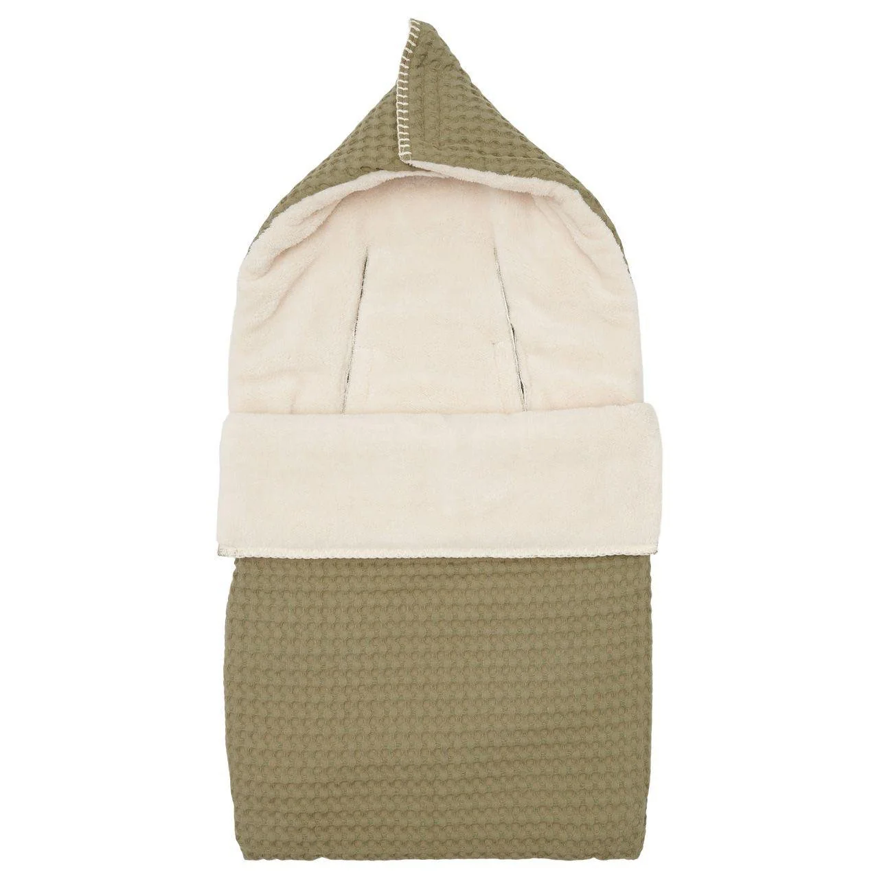 Sacco nanna per neonati Koeka teddy Oslo naturale verde