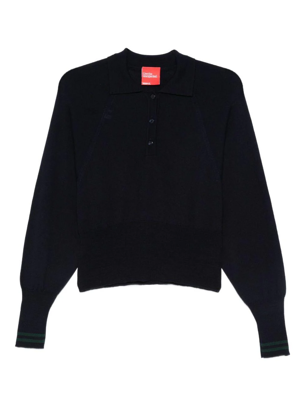 Maglia per donna Merci blu con colletto stile polo