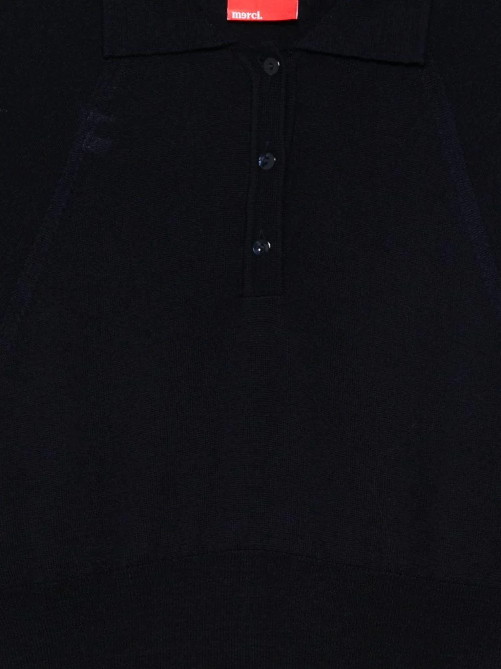 Maglia per donna Merci blu con colletto stile polo - Image 3
