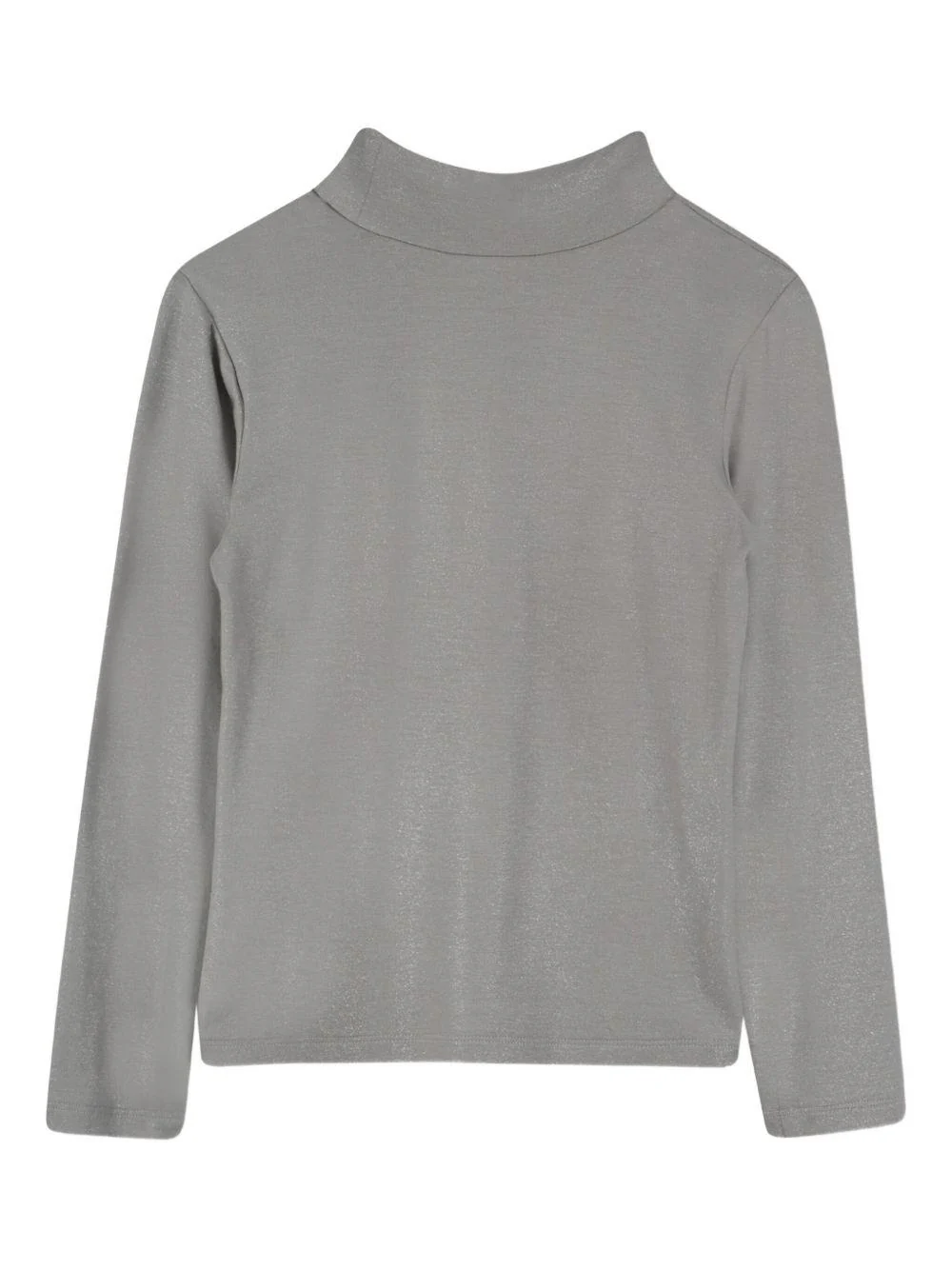 Maglione per bambina DKNY Kids grigio con collo a lupetto - Image 2