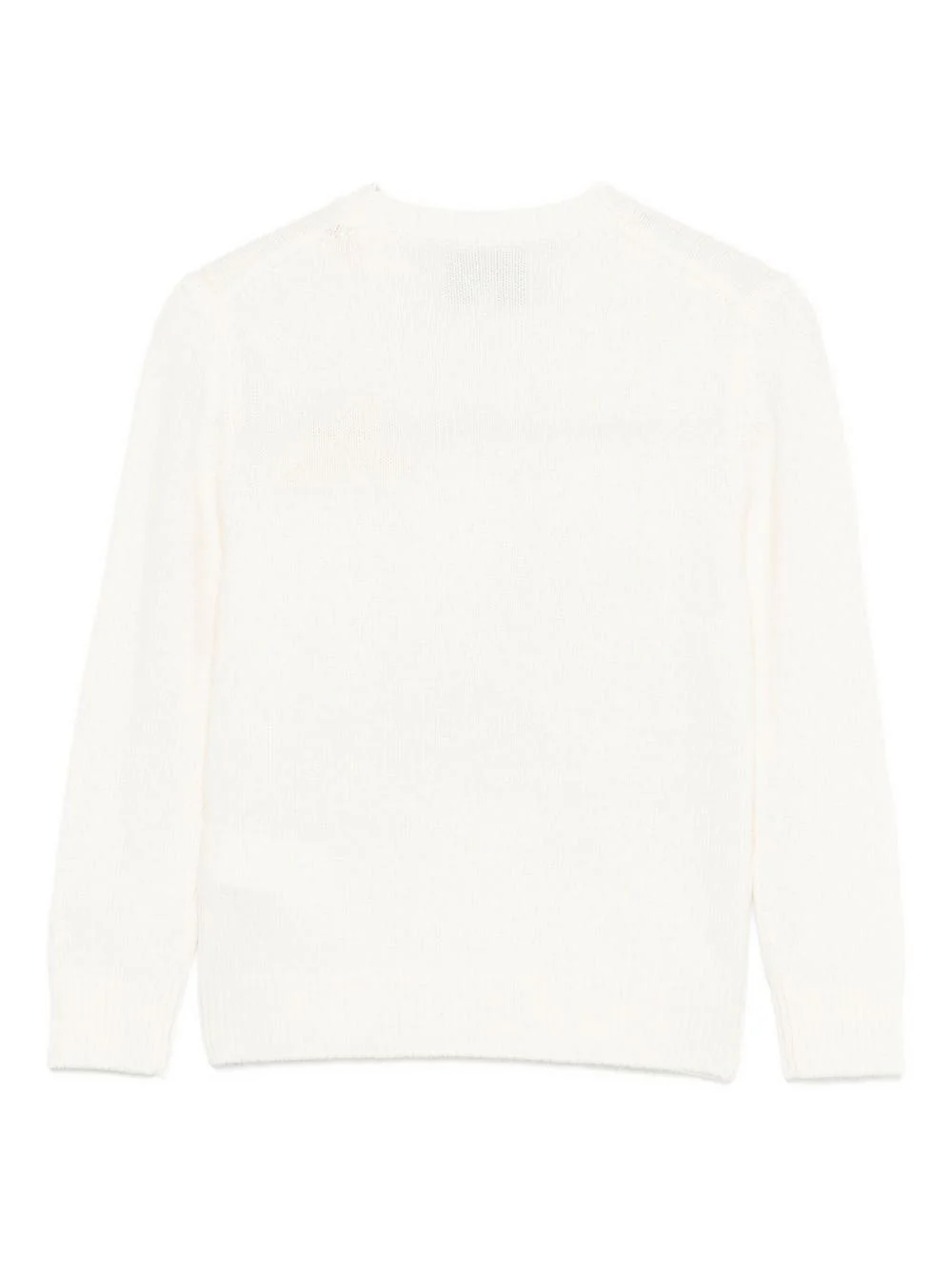 Maglione per bambina MC2 Saint Barth Kids bianco con stampa grafica - Image 2