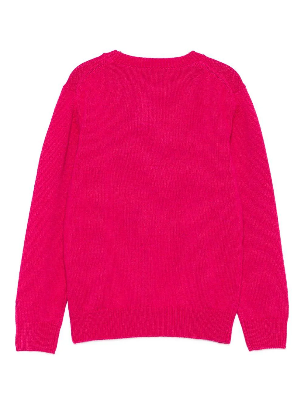 Maglione per bambina MC2 Saint Barth Kids x Trudi fucsia con Panda ricamato sul davanti - Image 2