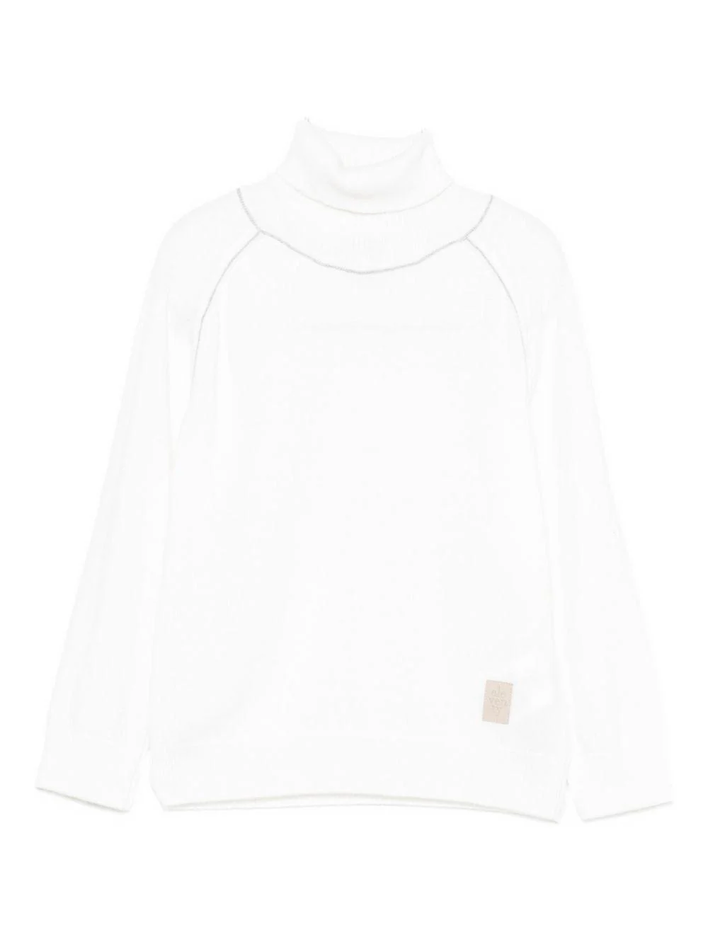 Maglione per bambino Eleventy Kids bianco con maniche raglan