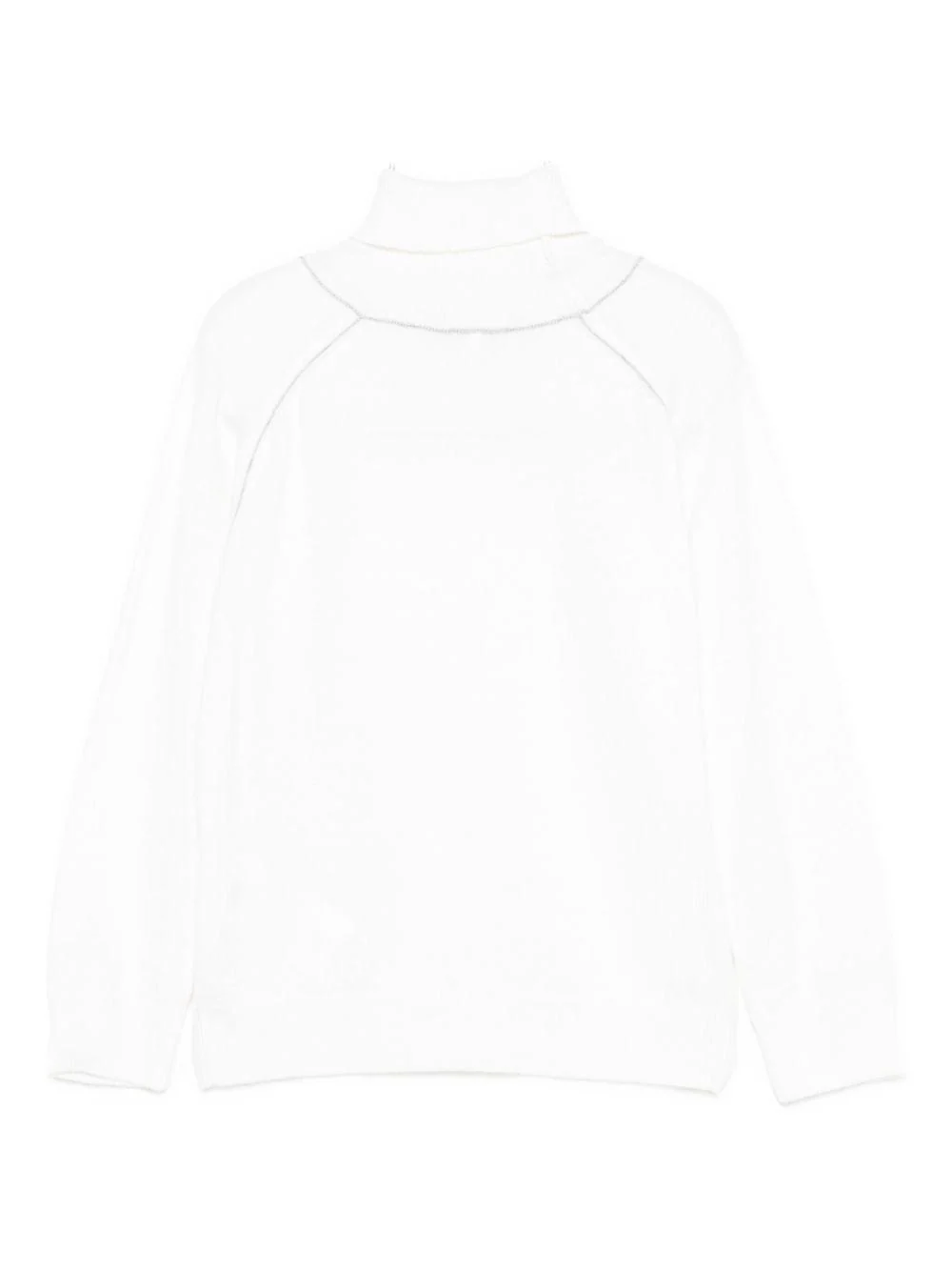 Maglione per bambino Eleventy Kids bianco con maniche raglan - Image 3