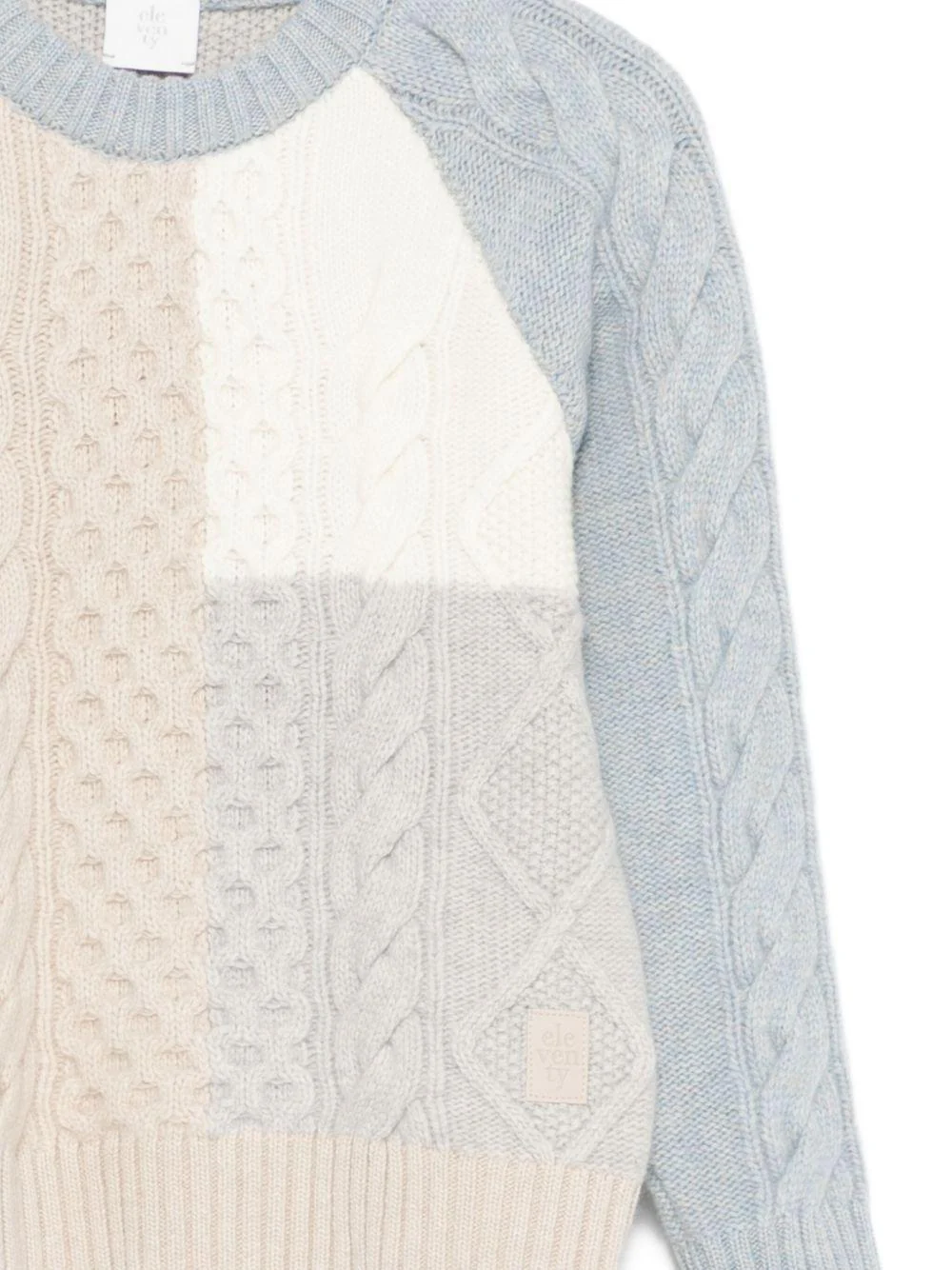 Maglione per bambino Eleventy Kids multicolore a girocollo - Image 3