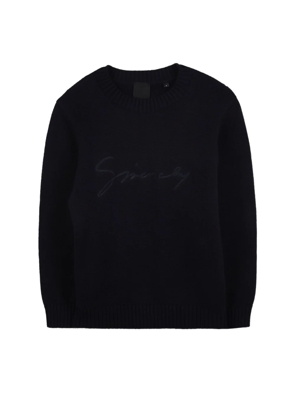 Maglione per bambino Givenchy Kids blu con ricamo con logo