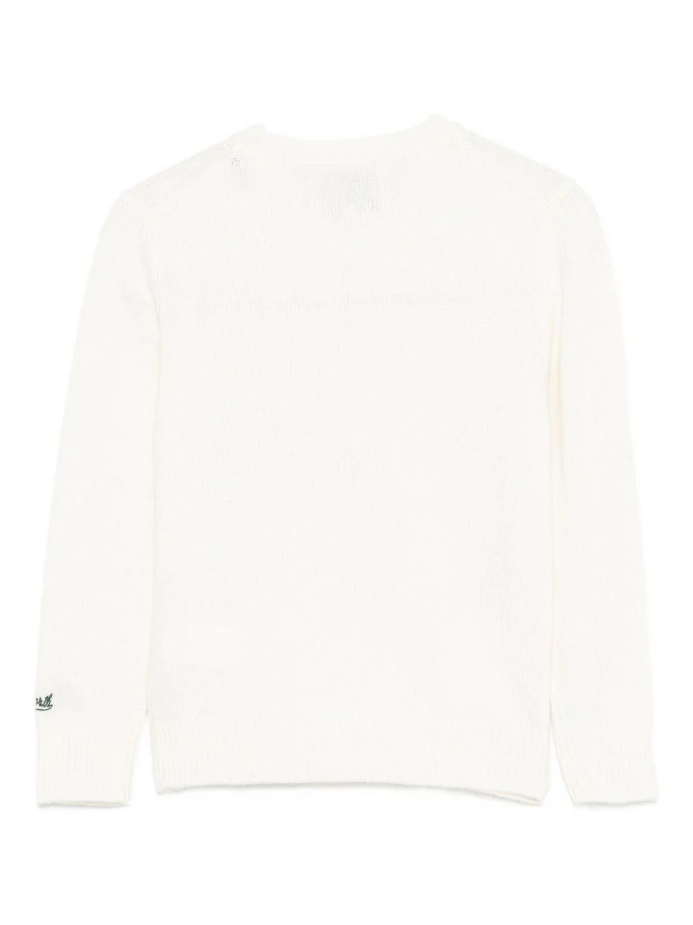 Maglione per bambino MC2 Saint Barth Kids bianco con stampa grafica "Friends forever" - Image 2
