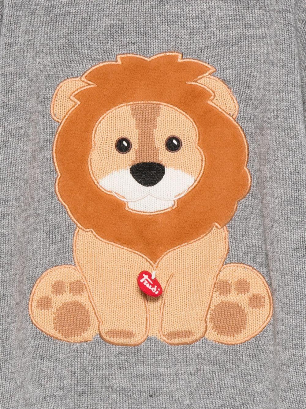 Maglione per bambino MC2 Saint Barth Kids nero con ricamo Grinch sul davanti - Image 6