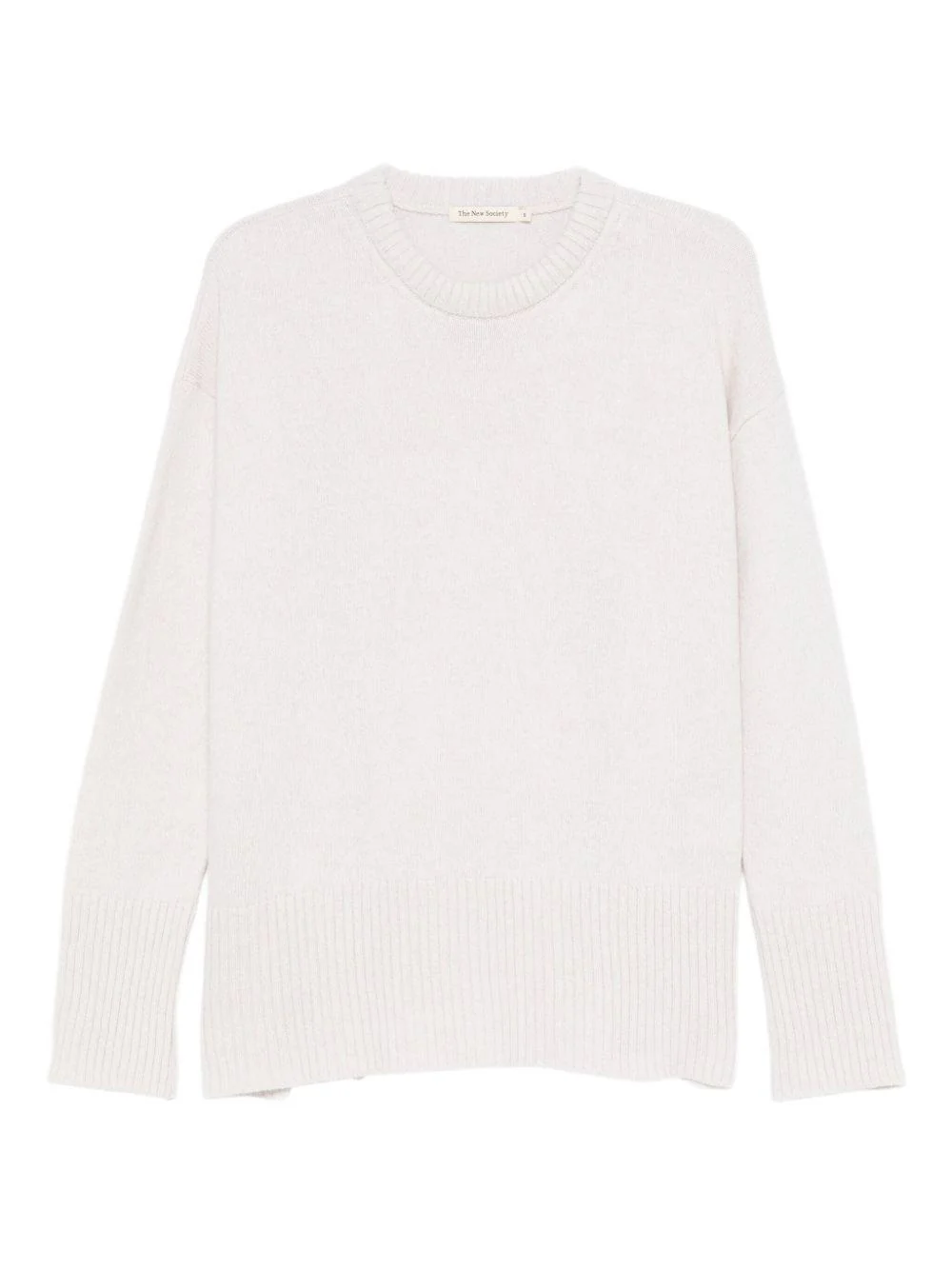 Maglione per donna The New Society beige con maniche lunghe