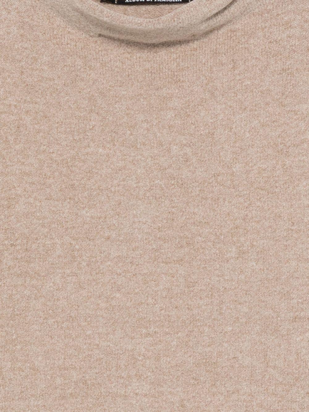 Maglione per neonata Album Di Famiglia Kids beige con maniche a 3/4 - Image 2