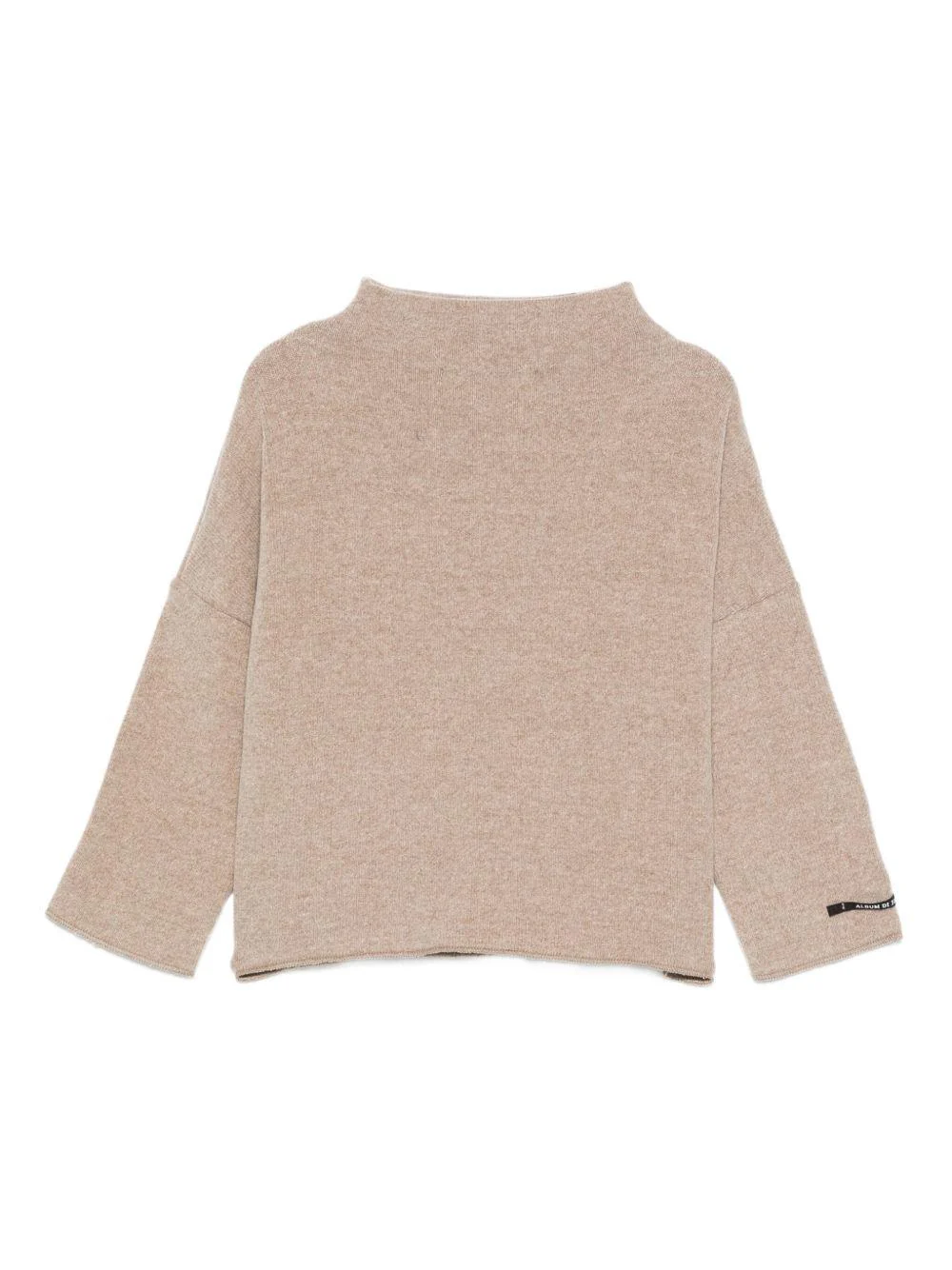 Maglione per neonata Album Di Famiglia Kids beige con maniche a 3/4 - Image 3
